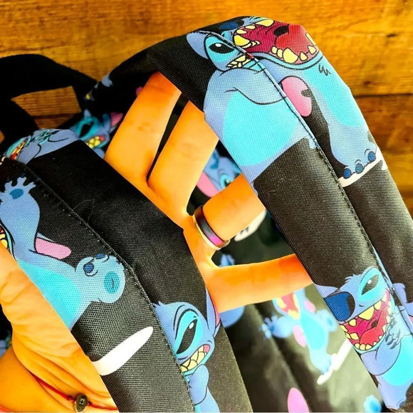 Lilo and Stitch Stitch All Over Backpack - Picture 9 of 11